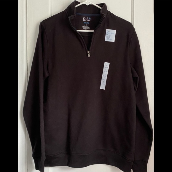 NWT Croft & Barrow Regular Fit Fleece Sweater - Picture 1 of 5
